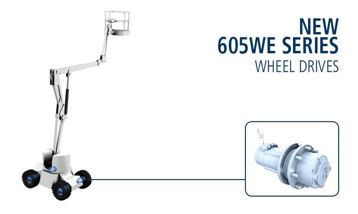 Nouvelle série de réducteurs pour le contrôle des roues Bonfiglioli 605WE avec moteur électrique